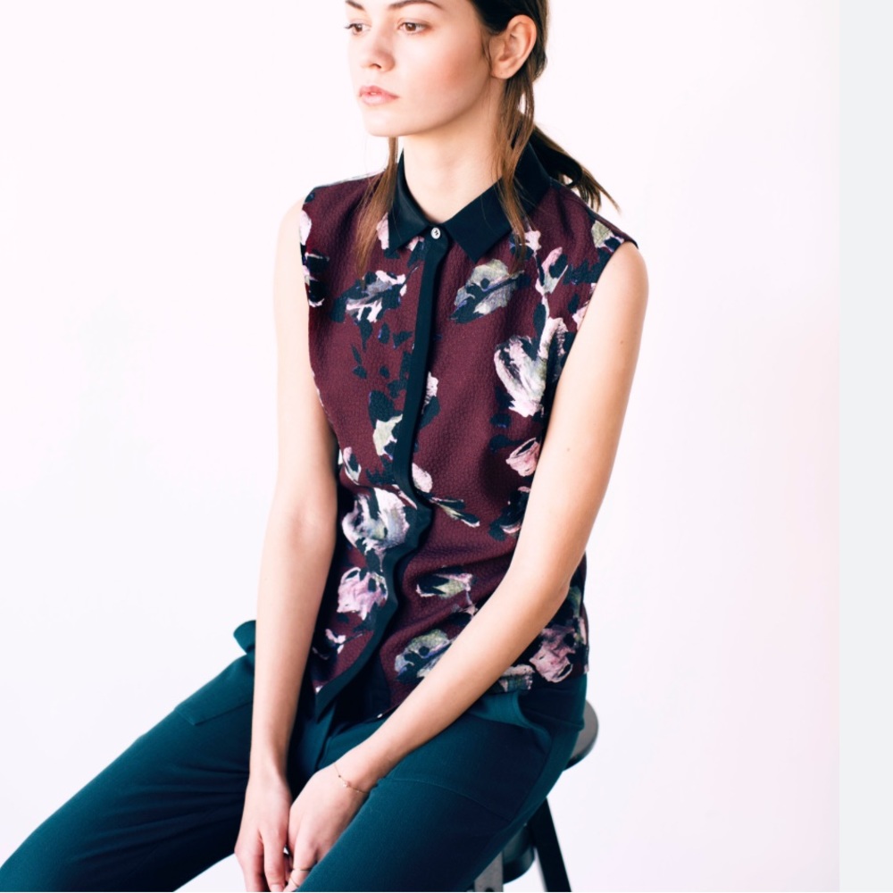 Cosette Collared Top